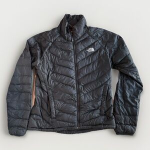 The North Face Women's Size M Full Zip Black Puffer Jacket 800